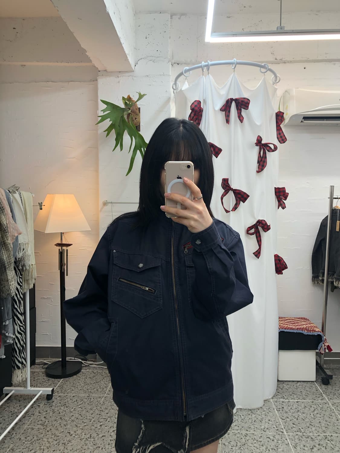 Jawin navy work jacket 상품이미지3