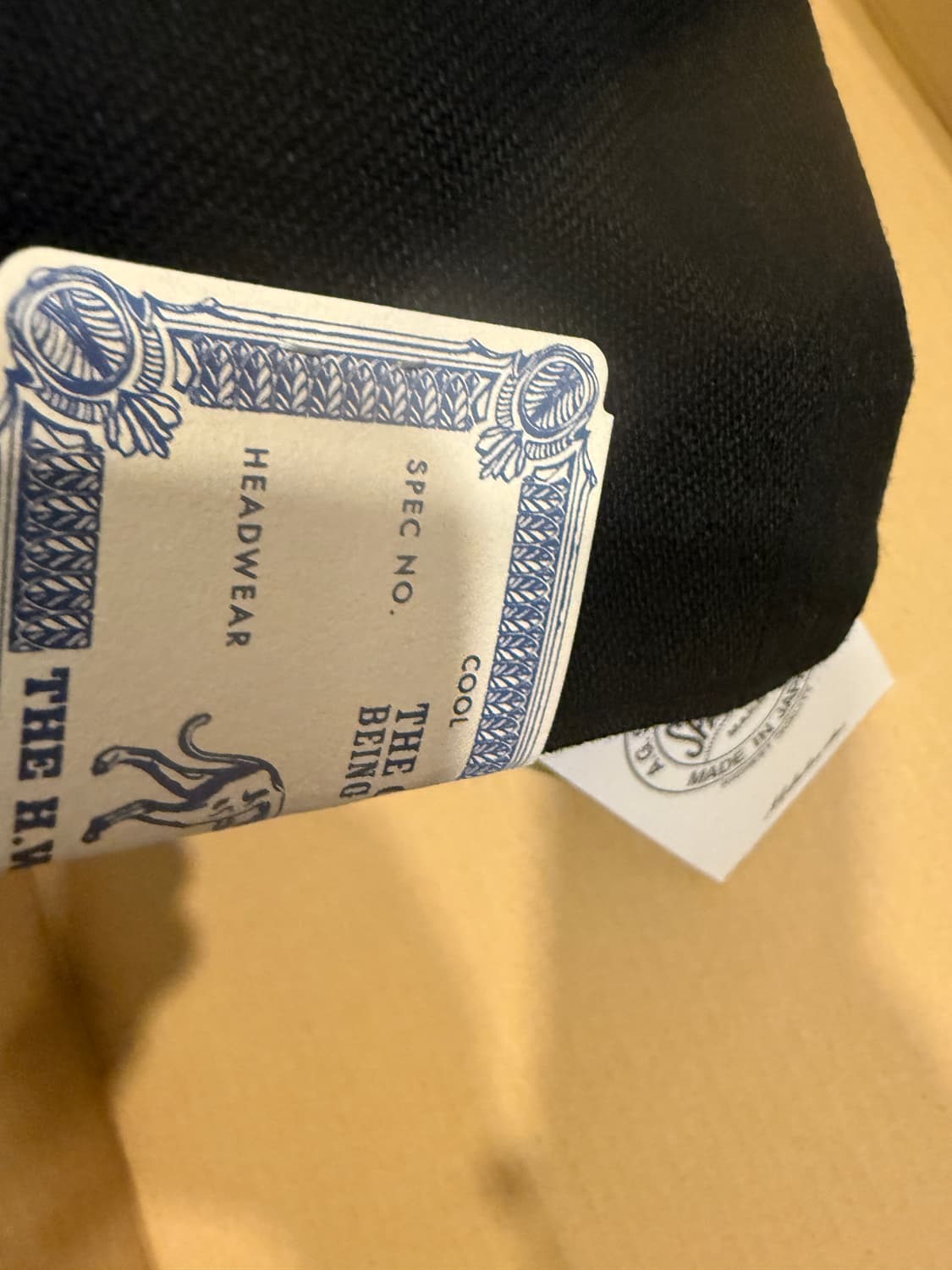 A.G.스폴딩&브라더스 THE H.W.DOG&CO. 콜라보 볼캡, 블랙  상품이미지2