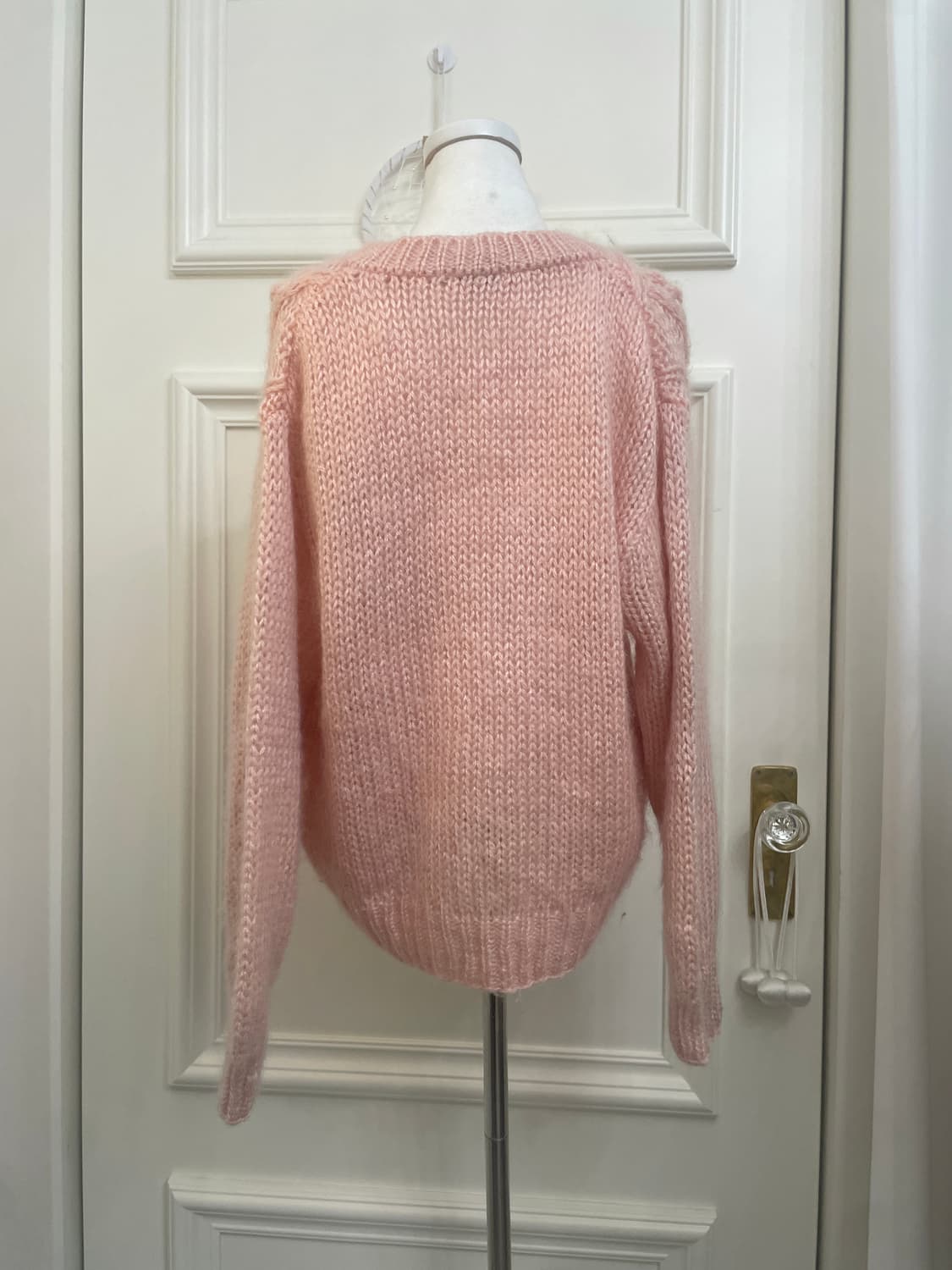 coral cute mori sweater cardigan 상품이미지3