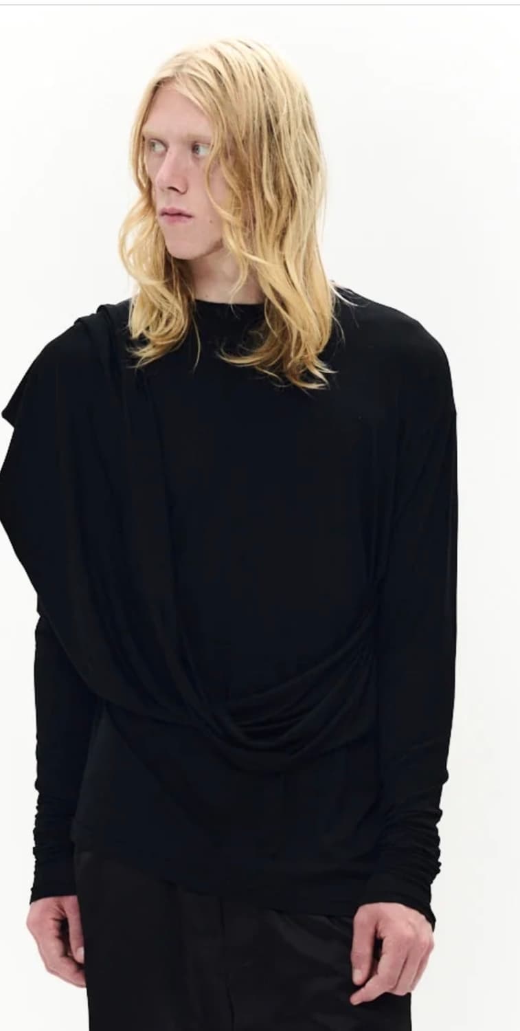 PLN 롱슬리브 셔츠 with panel m 상품이미지1