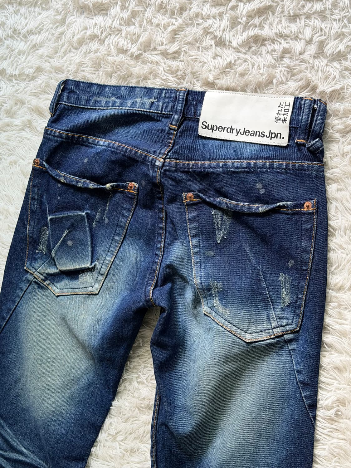 [Superdry] 프리미엄 빈티지 디스트로이드 데님 팬츠 상품이미지4