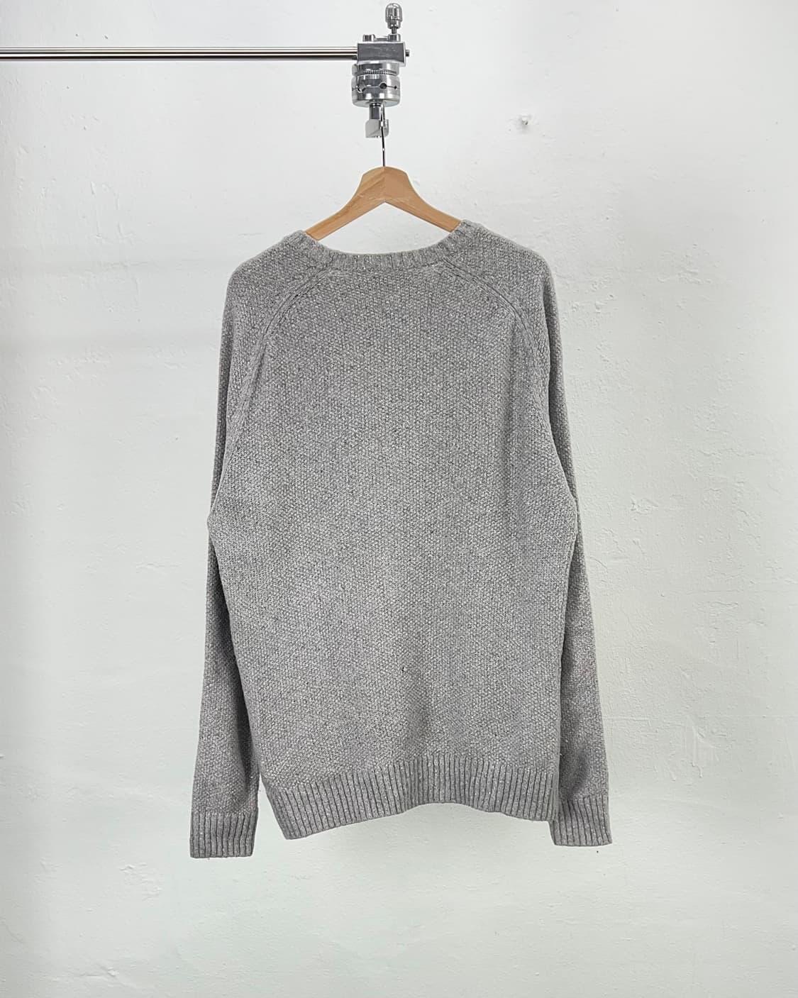 폴로 랄프로렌 그레이 울 텍스처 부클 니트 스웨터 상품이미지6