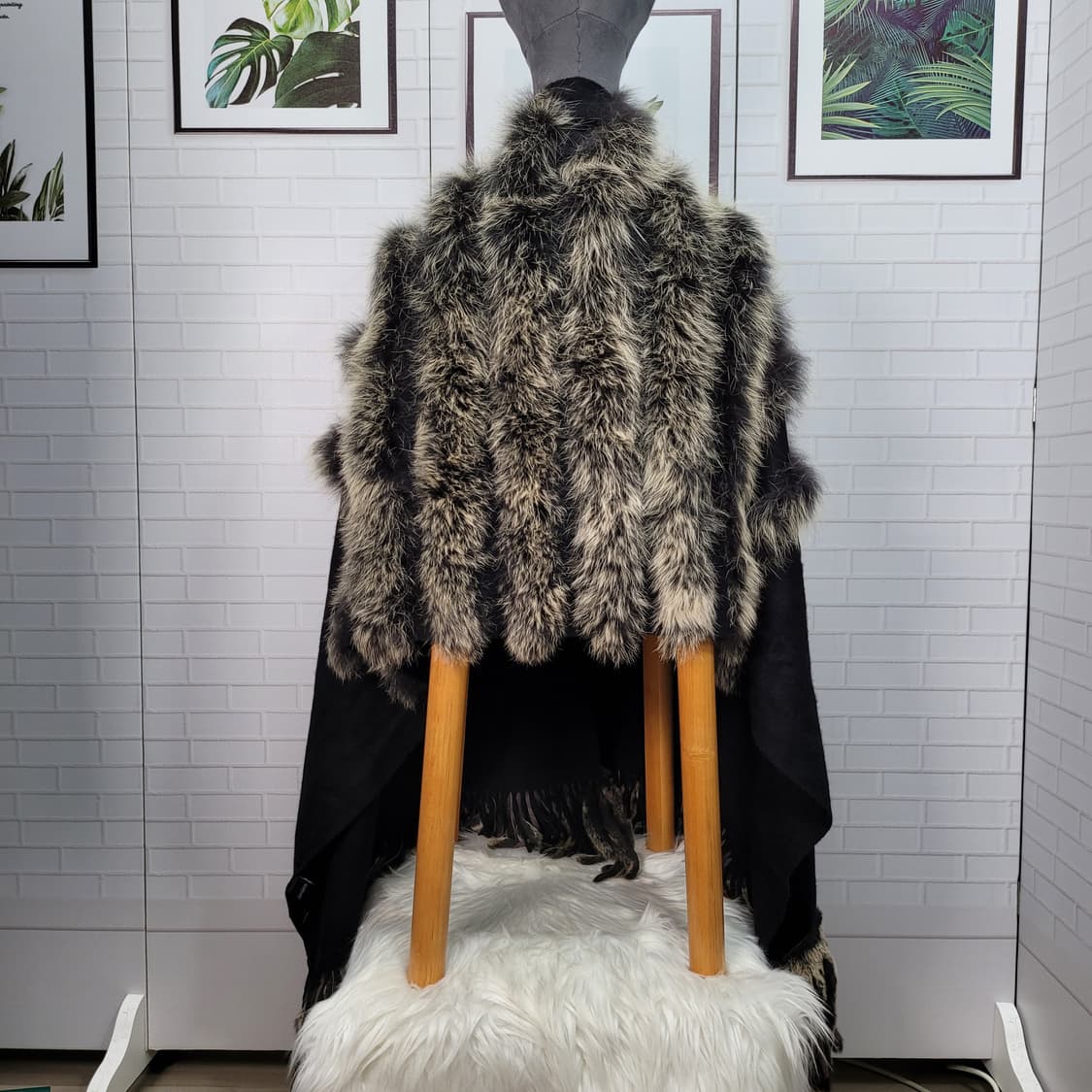 루이까또즈 캐시미어 여우털 머프러 목도리 스카프 새상품 상품이미지6