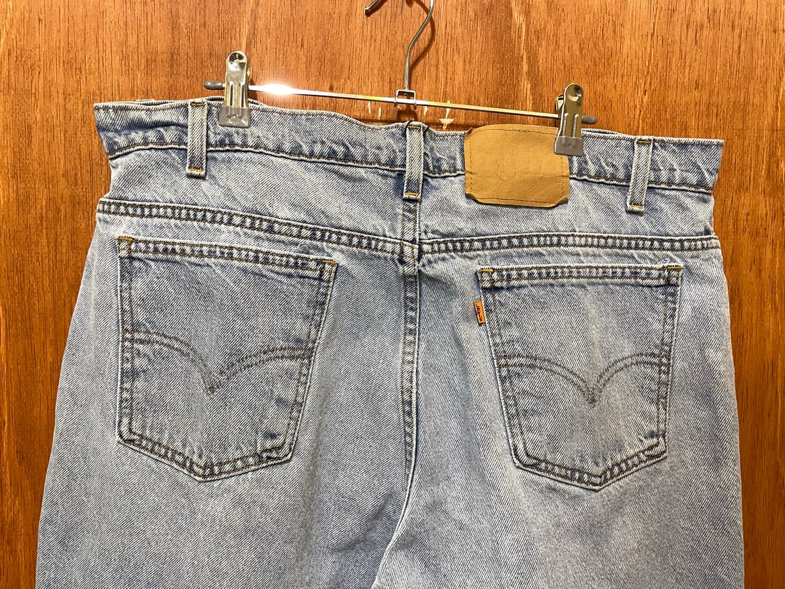 (36) 80~90s Levi's 리바이스 오렌지탭 데님 반바지 쇼츠 상품이미지3