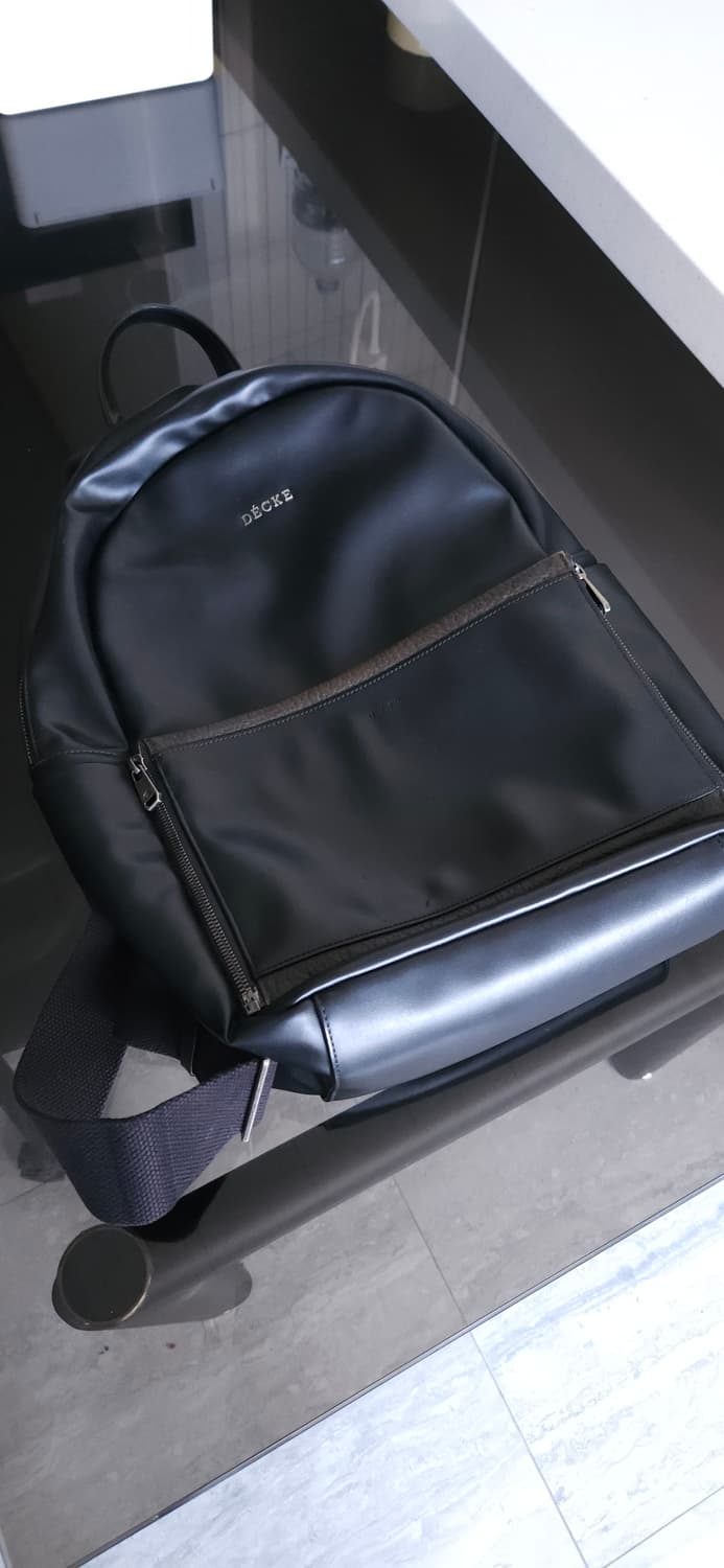 DECKE 덱케 블랙 가죽 백팩 상품이미지7