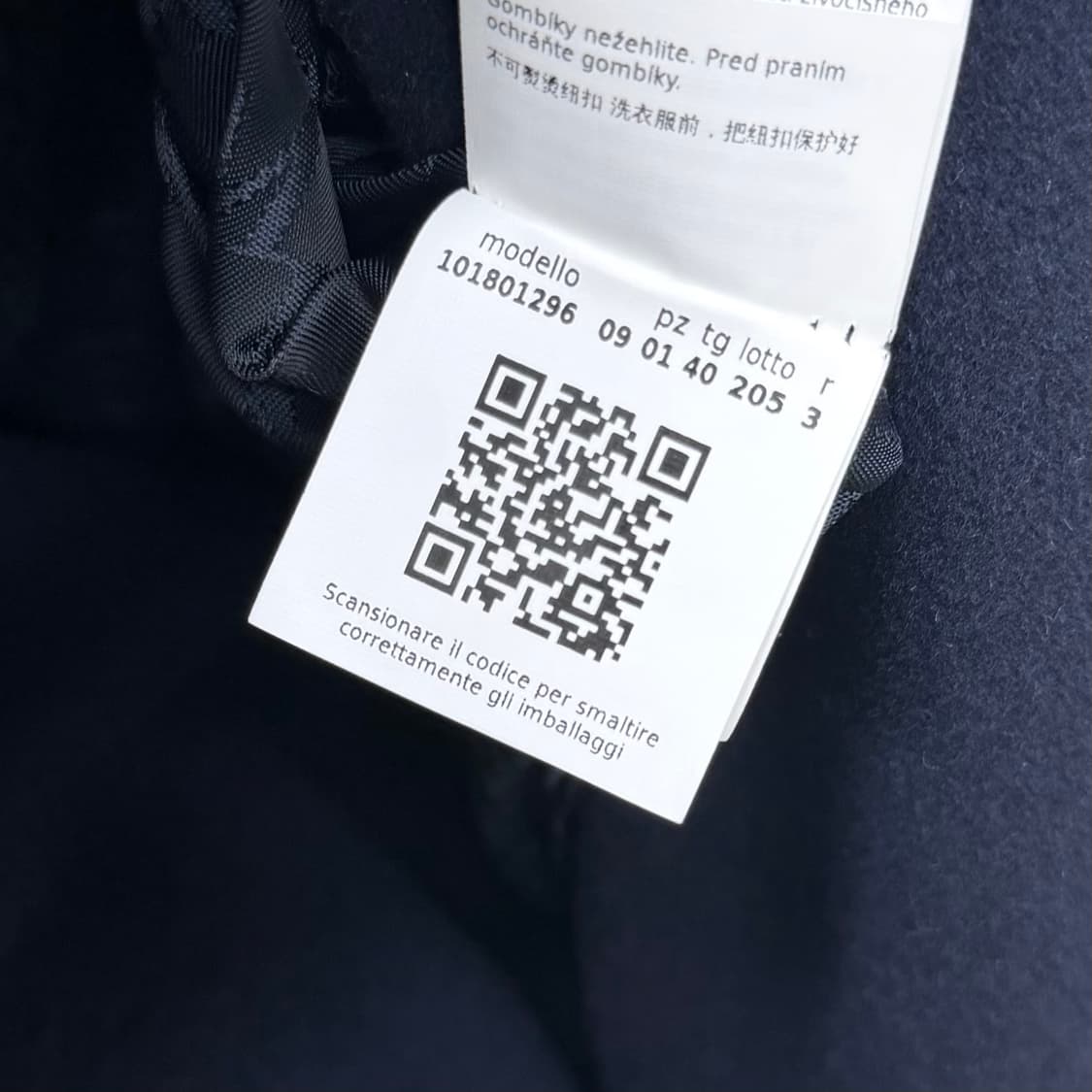 [S+급/40] 막스마라 마담 아이콘 여성 코트 네이비 상품이미지7