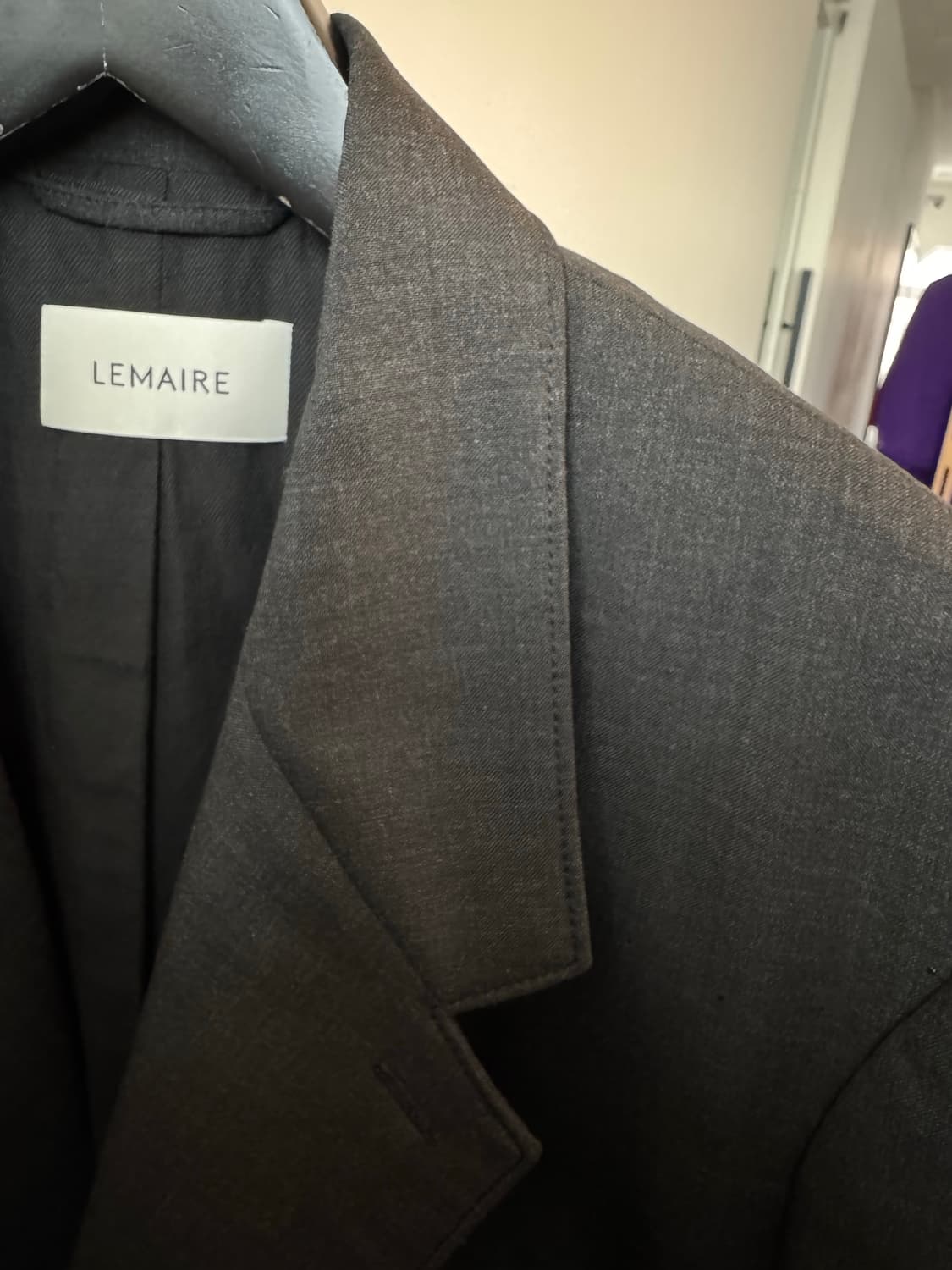 르메르 싱글 브레스티드 자켓 블랙 50 상품이미지6