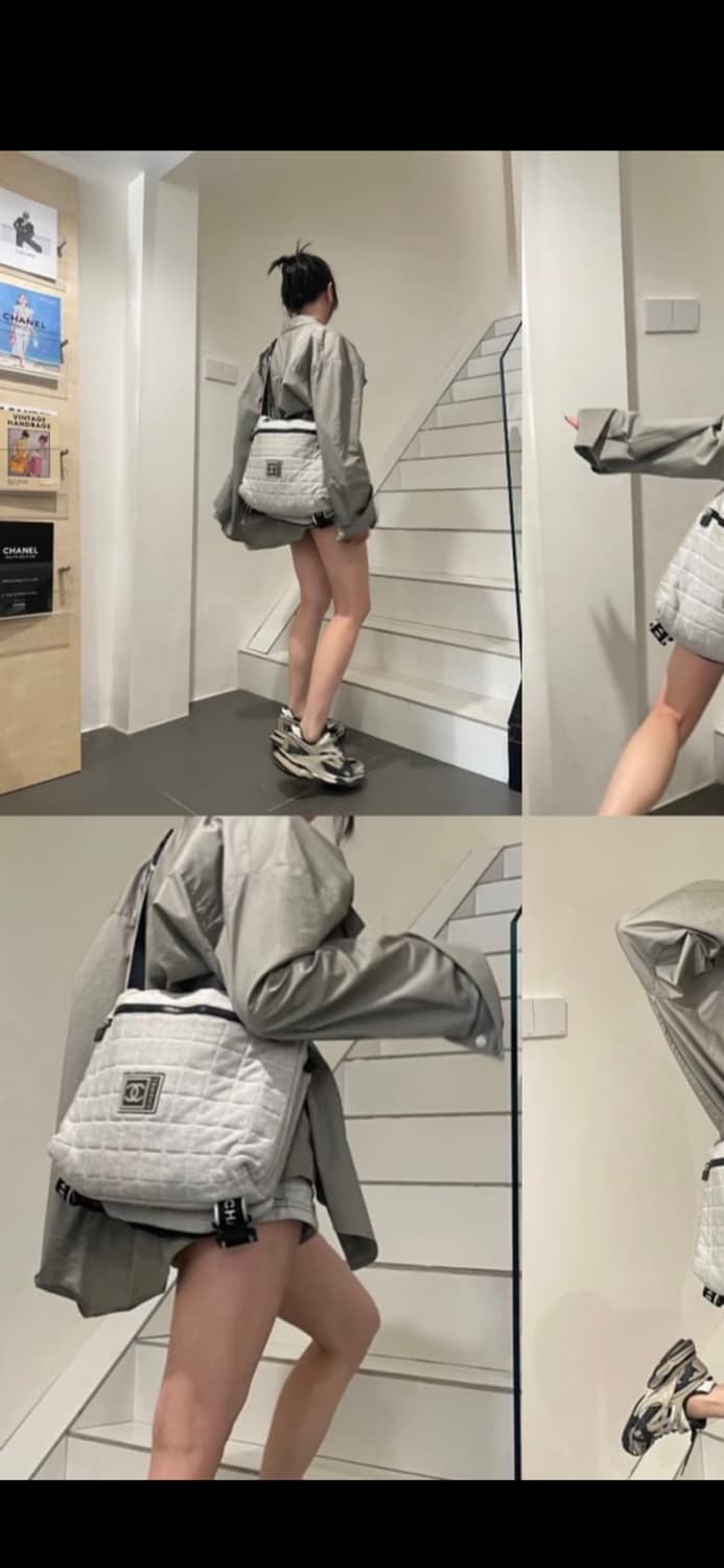 샤넬 스포츠 퀄팅클라우드 버클 메신저백(정품) 상품이미지7