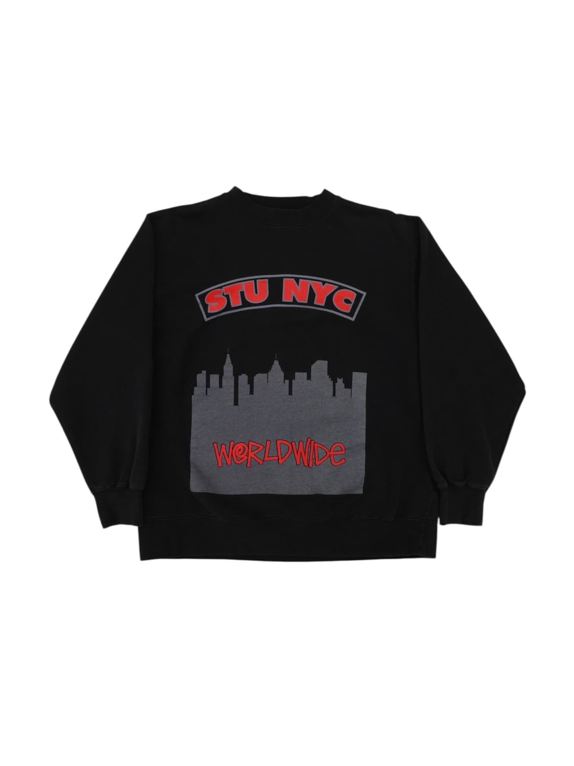 00’s 스투시 RUN DMC 패러디 스웻셔츠 상품이미지1