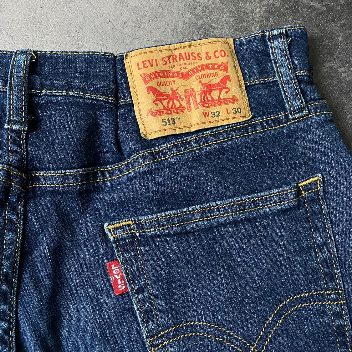 LEVI'S 리바이스513 슬림 스트레이트핏 코튼 데님 팬츠 A00722 상품이미지8