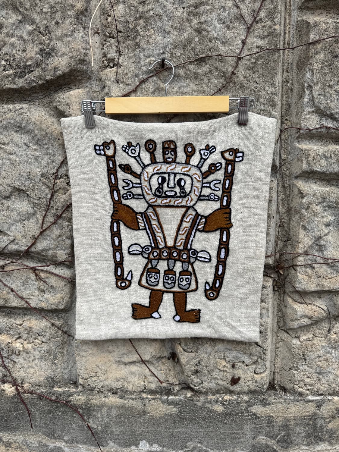 페루 티티카카 호수 빈티지 수공예 자수 쿠션 커버 상품이미지1