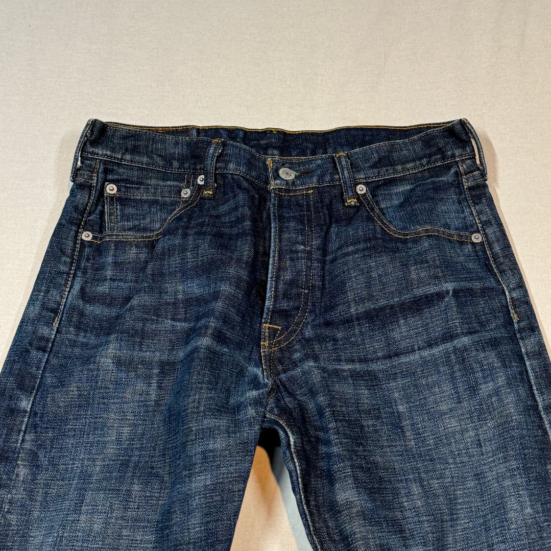 30inch) 리바이스 501 버튼플라이 진청 데님 청바지 상품이미지6
