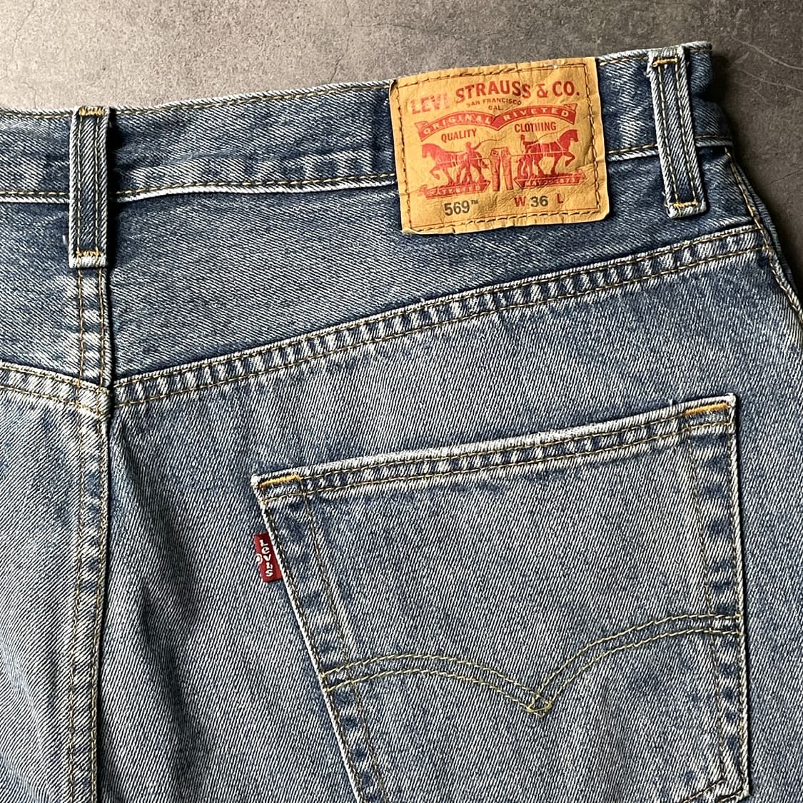 LEVI'S 리바이스569 빈티지 데님 하프팬츠 A01153 상품이미지8