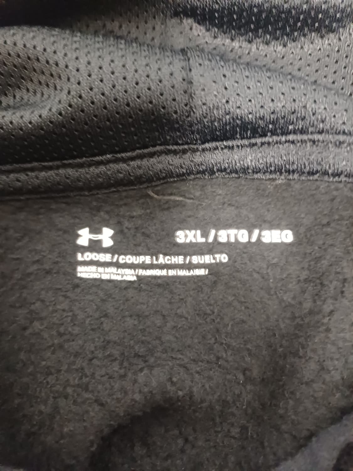 [정품/3XL] 언더아머 라이벌 플리스 기모 후드티 (실측 필수확인) 상품이미지3