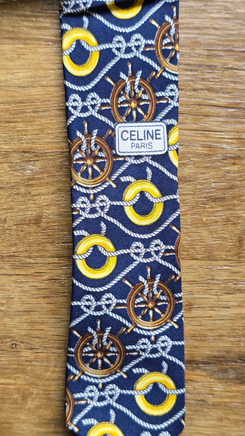 셀린느 빈티지 넥타이 상품이미지4