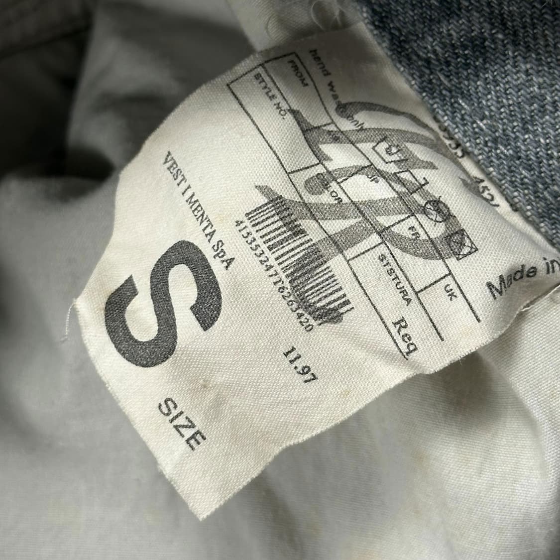 VTG 빈티지 카펜터 워싱 와이드 데님팬츠 (30인치) 상품이미지7