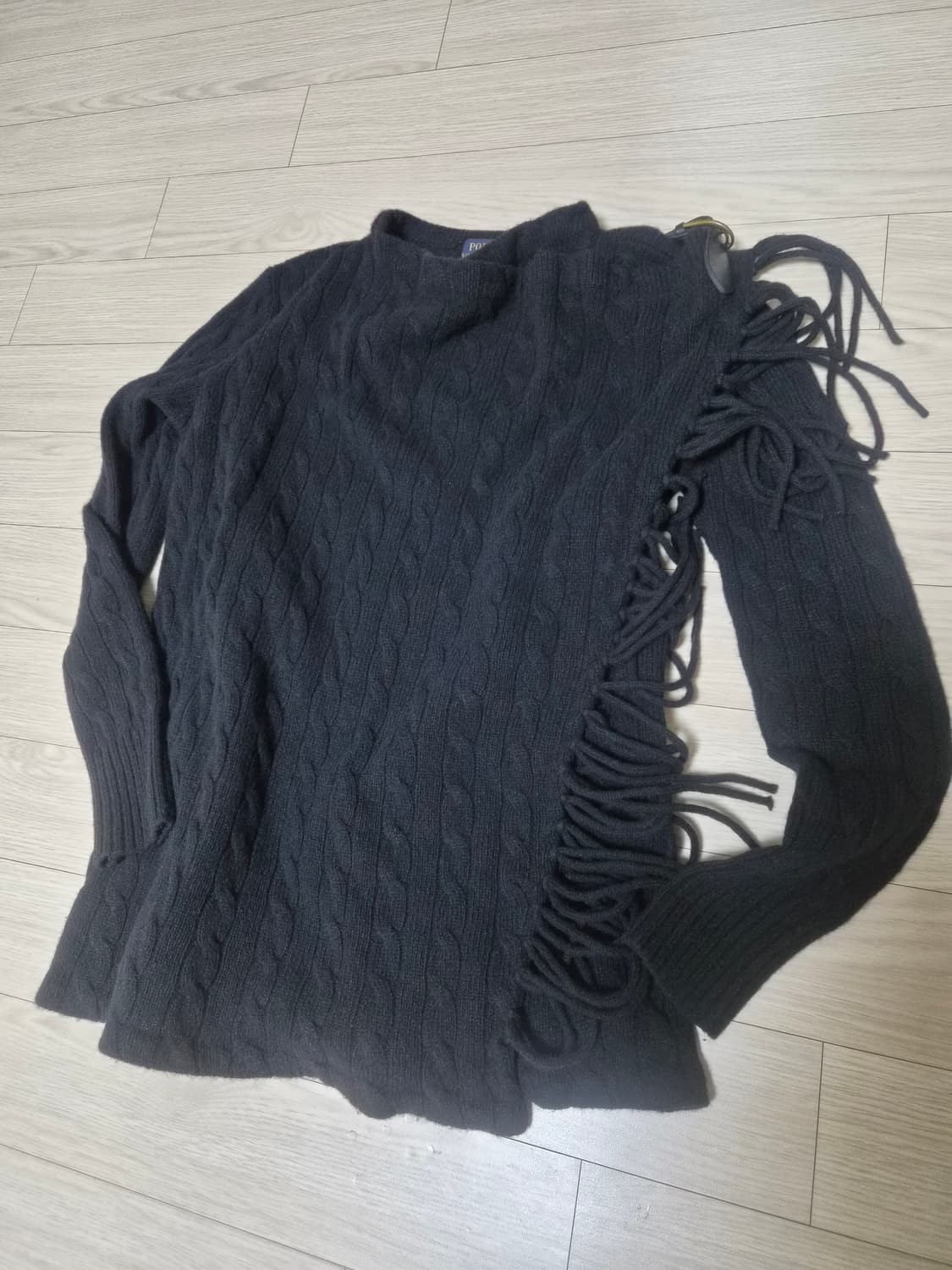 Polo 폴로  케이프 모케시미어혼방 니트 상품이미지1