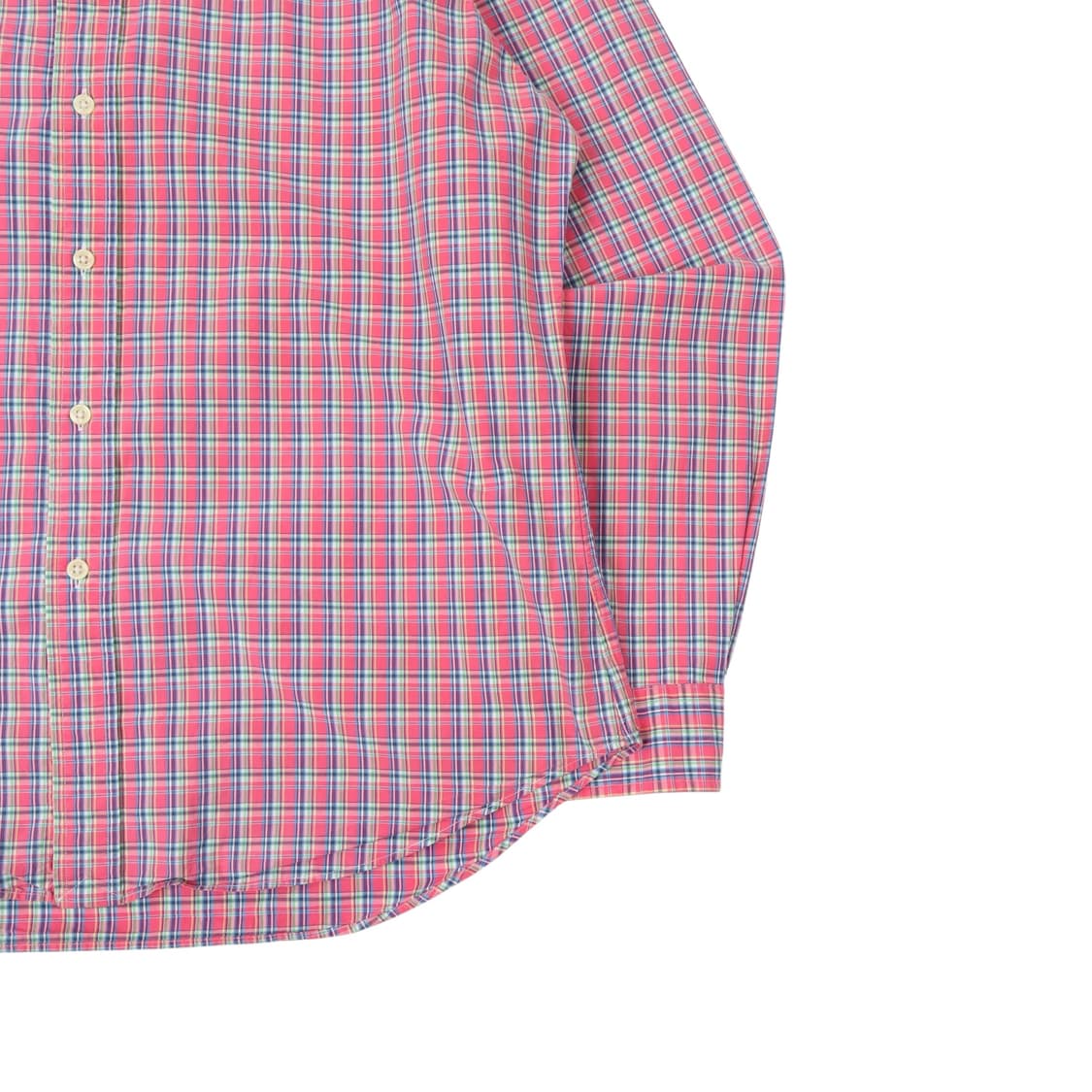 폴로 랄프로렌 핑크 코튼 체크셔츠 상품이미지4