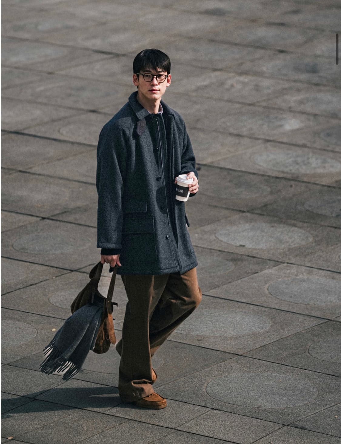 해브해드 City Wool Half Coat (Charcoal) A2 상품이미지2