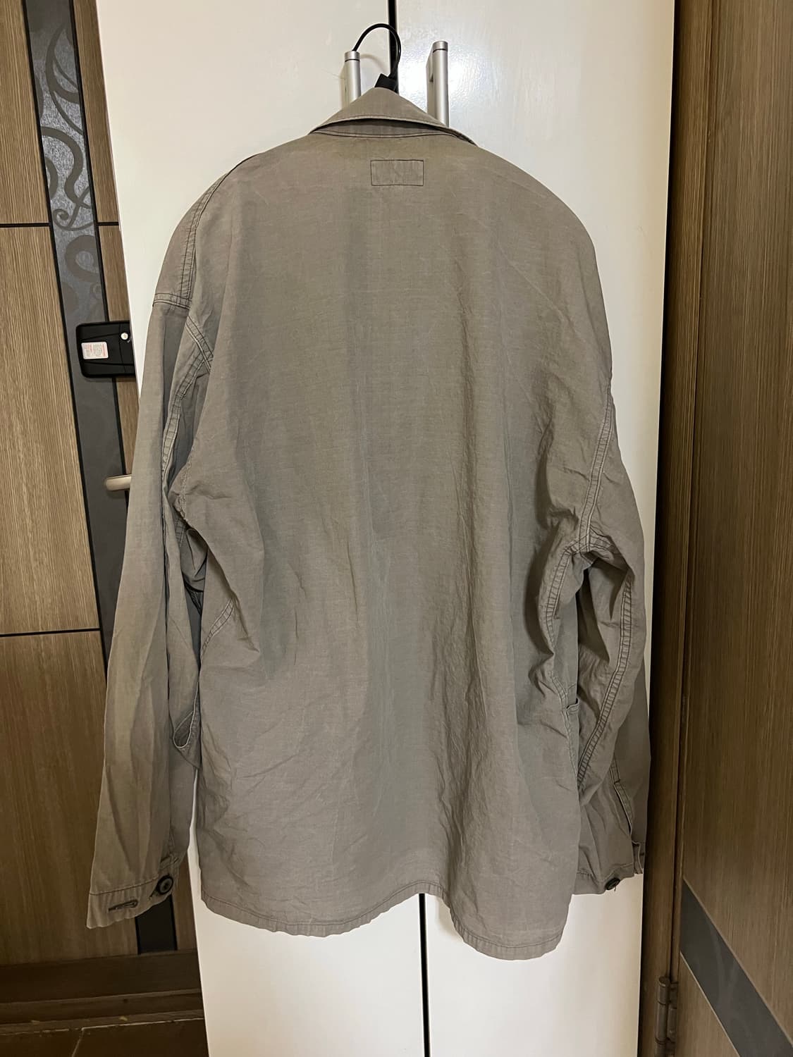 헤릴 커버올 자켓 그레이 2사이즈 상품이미지3