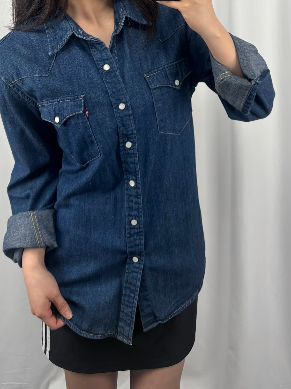 리바이스 투포켓 데님 웨스턴 셔츠 상품이미지3