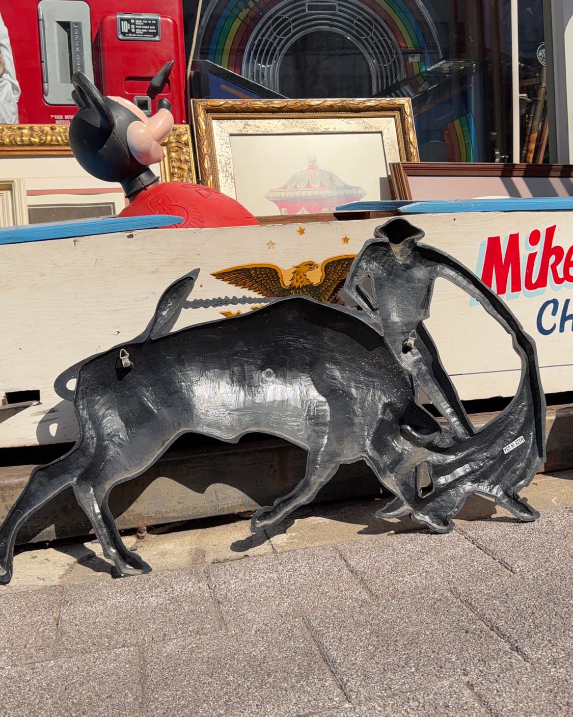 빈티지 소품 1968년 Bullfighter 벽 장식 상품이미지6