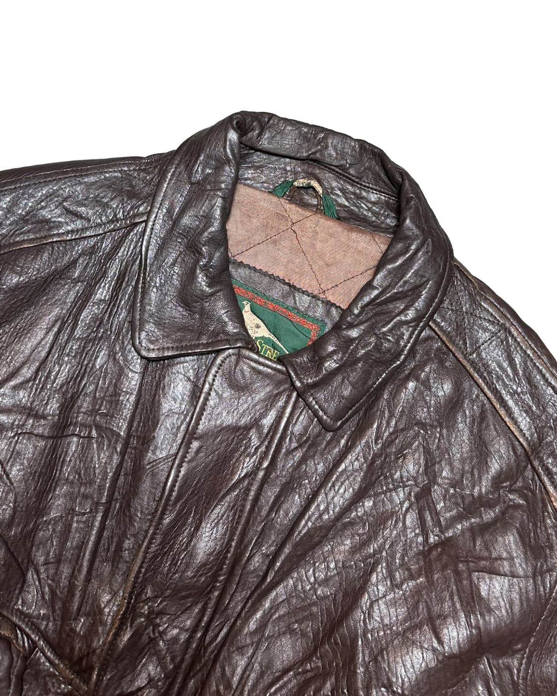 Field&Stream 헤비 리얼 레더 A-2 플라이트 자켓 상품이미지3