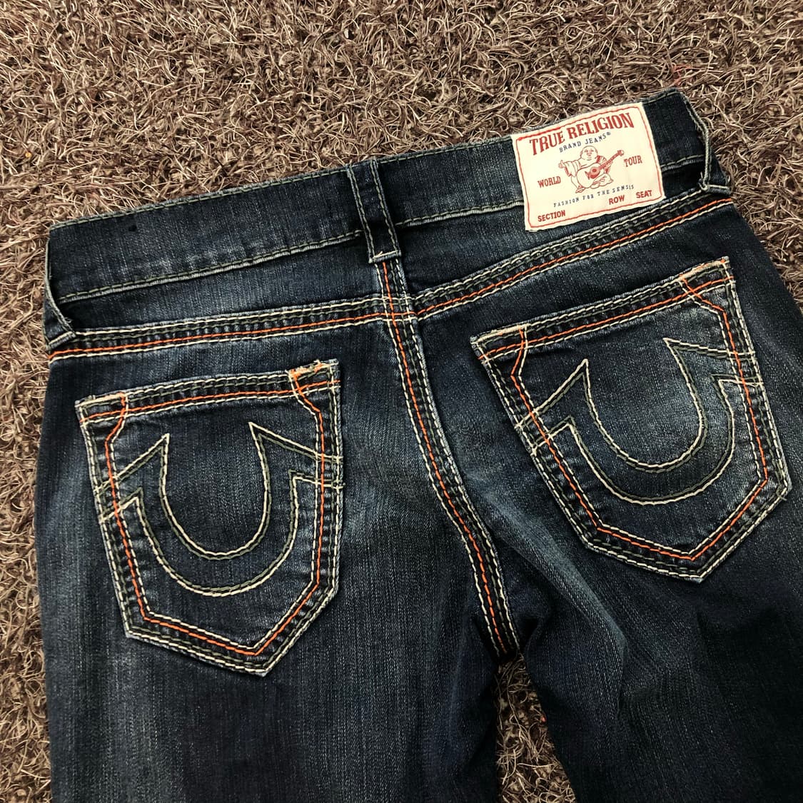 트루릴리전 스티치 워싱 데님 팬츠 상품이미지5