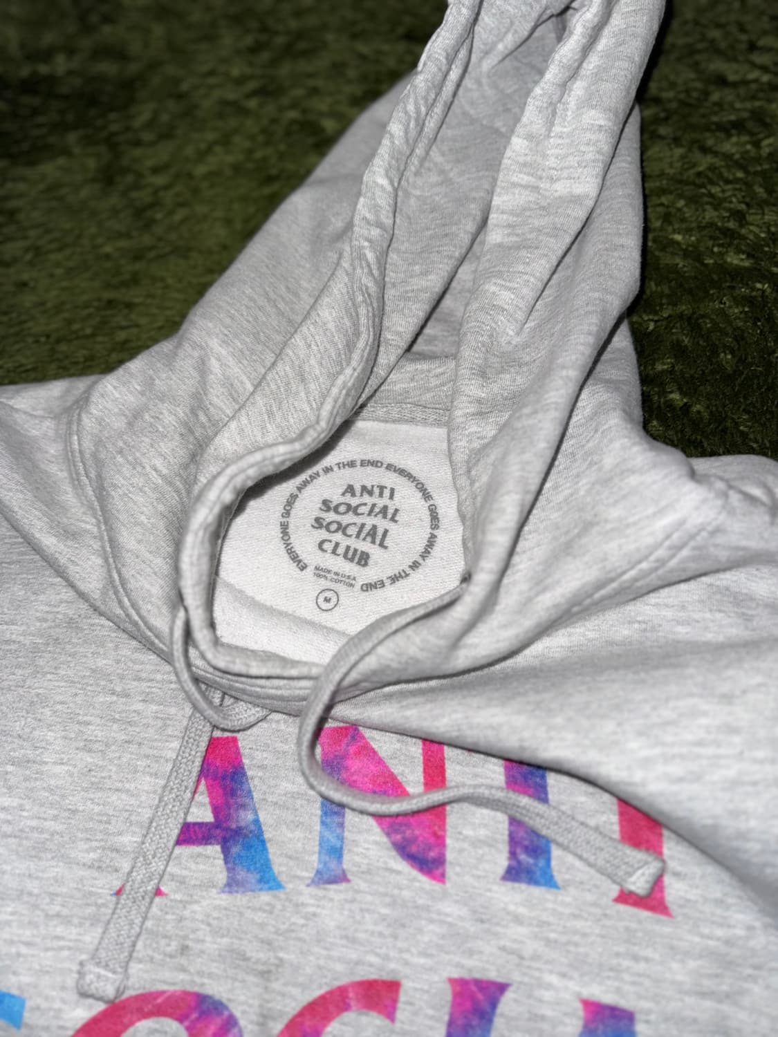 [M] 안티소셜 소셜클럽 20FW 펑키 포레스트 후디 멜란지 상품이미지3