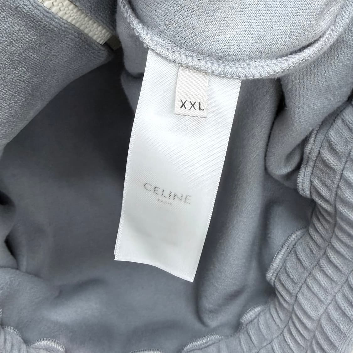 [2XL,XL] 셀린느 트리오페 벨벳 트레이닝 집업 셋업 그레이 상품이미지5