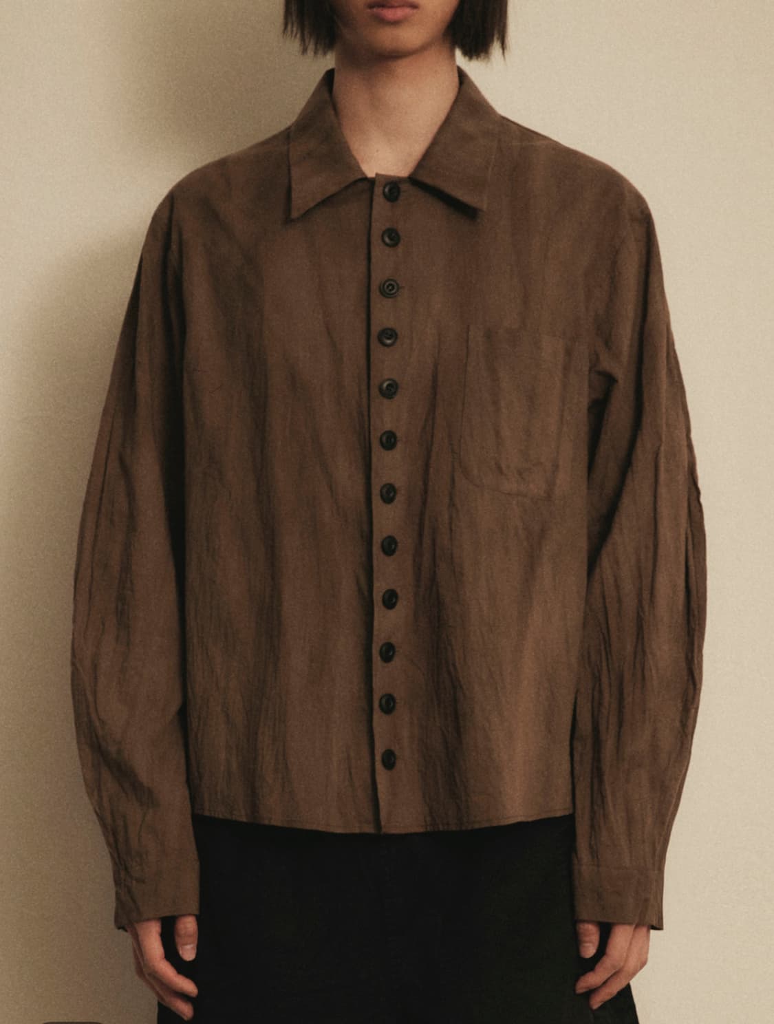 한솔킴 카키시부 셔츠 2  상품이미지5