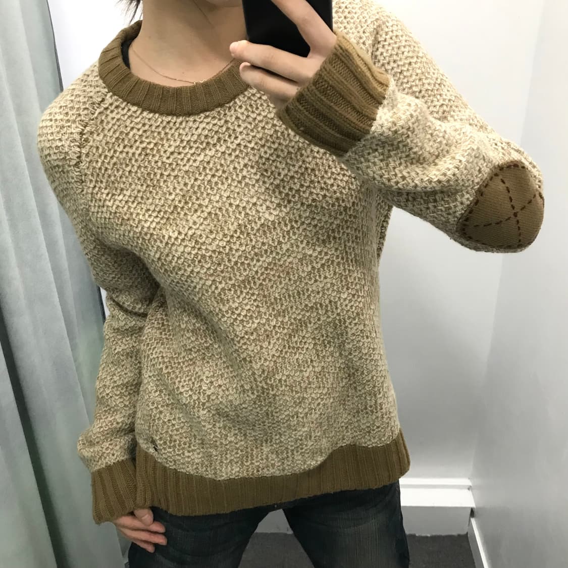 티니위니 베이지 모혼방 니트  상품이미지2