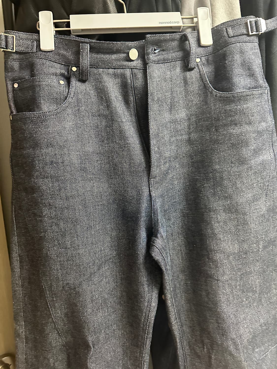 [1] 논노드 젠 로우 셀비지 데님 인디고 상품이미지1