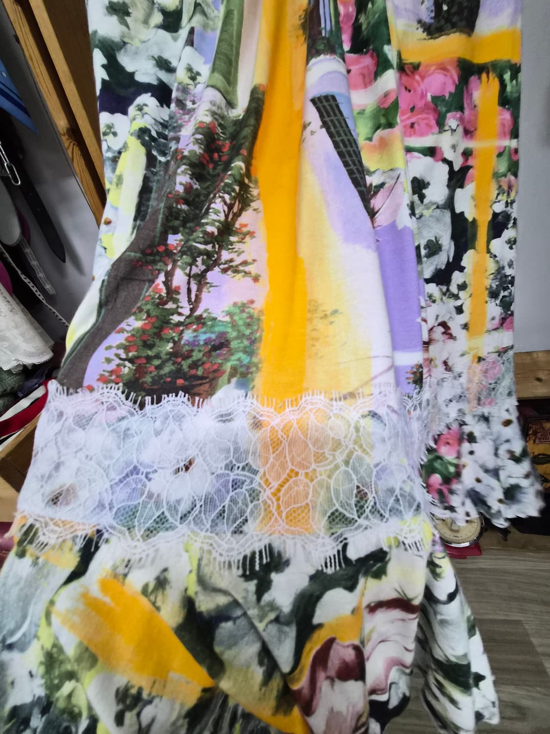 띠어리 플라워 가든 셔링 원피스 상품이미지4