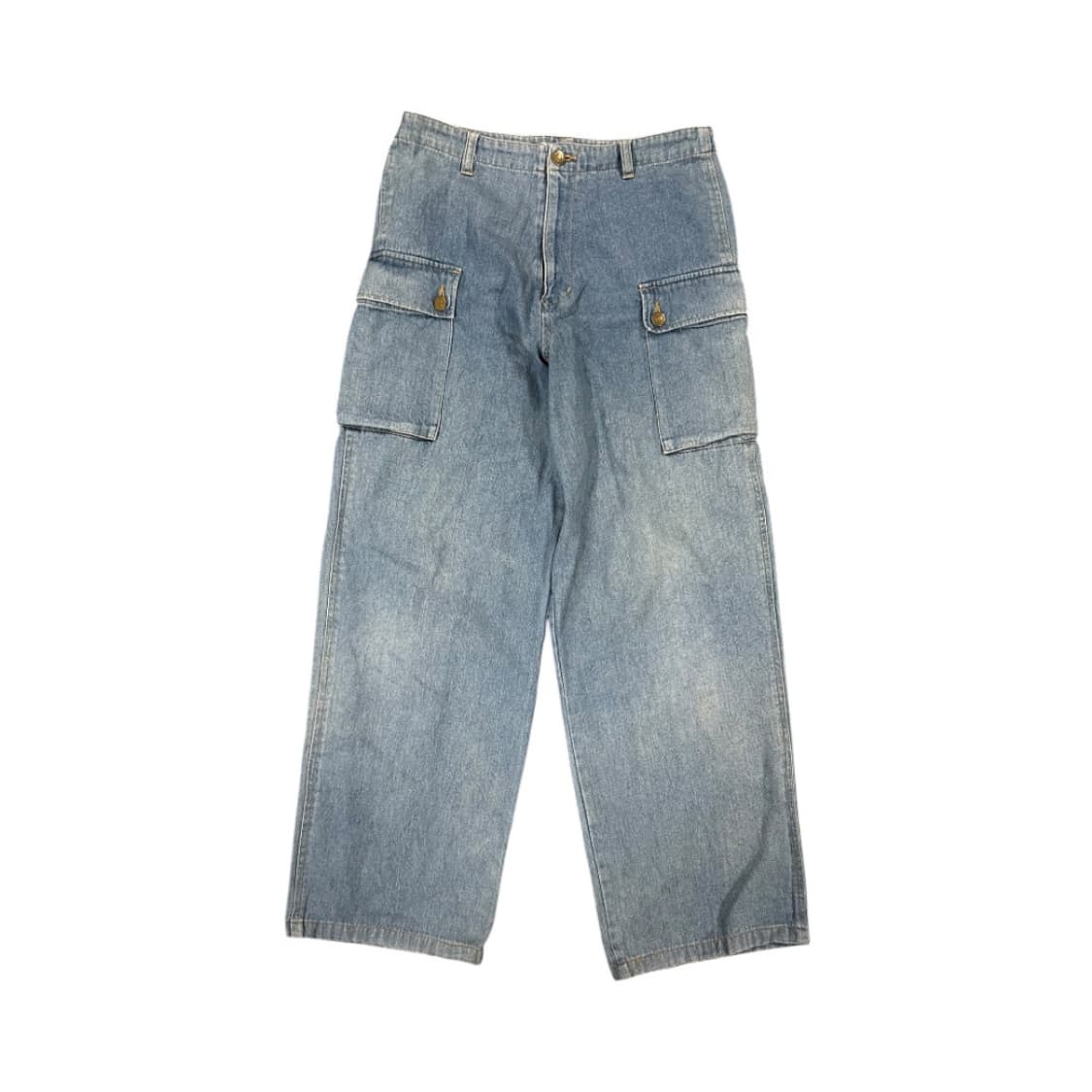 W-L) 빈티지 JPN 라이트블루 멀티포켓 데님 카고팬츠 BD-059 상품이미지1