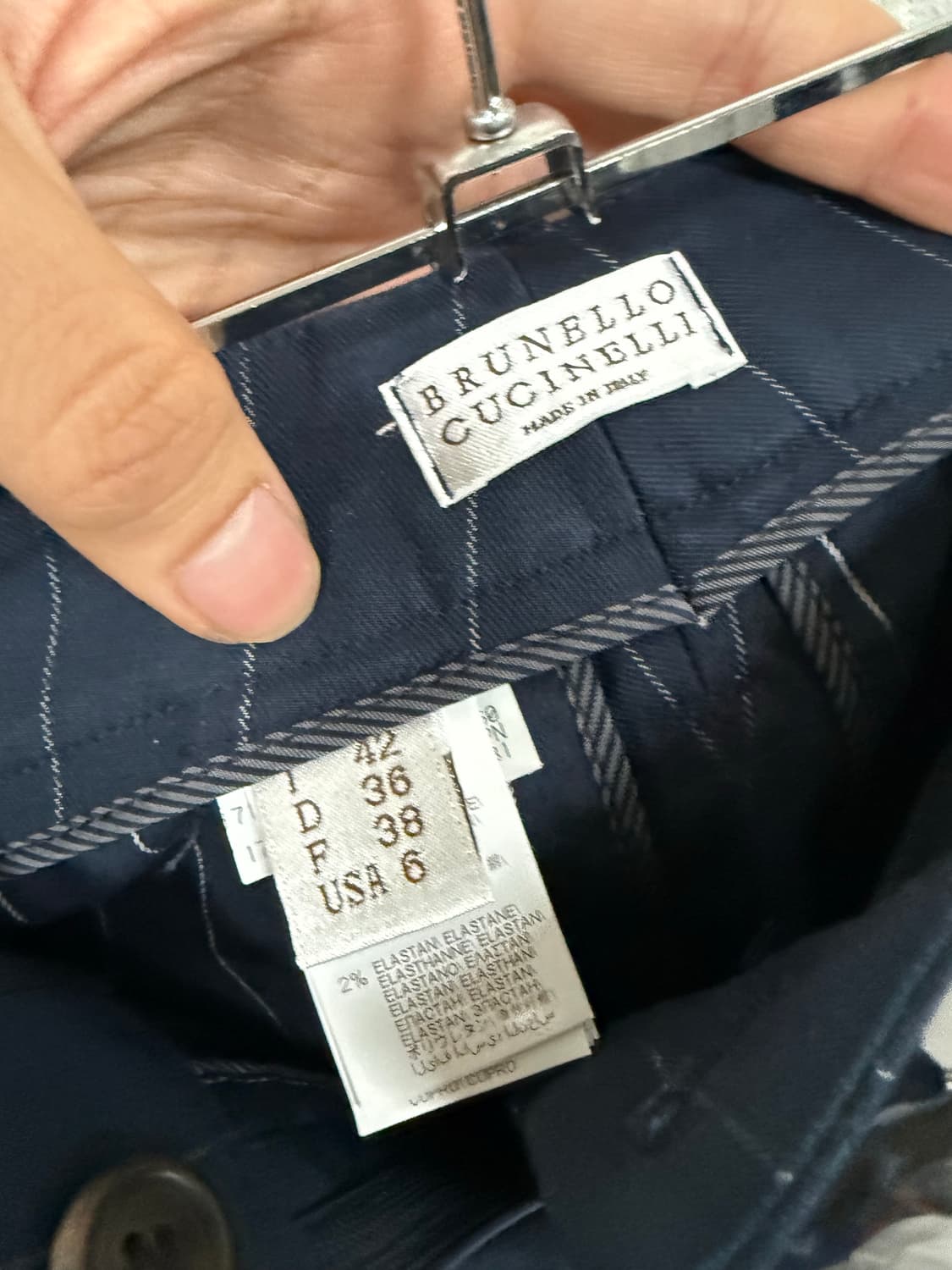 브루넬로 쿠치넬리 스트라이프 슬랙스 상품이미지3