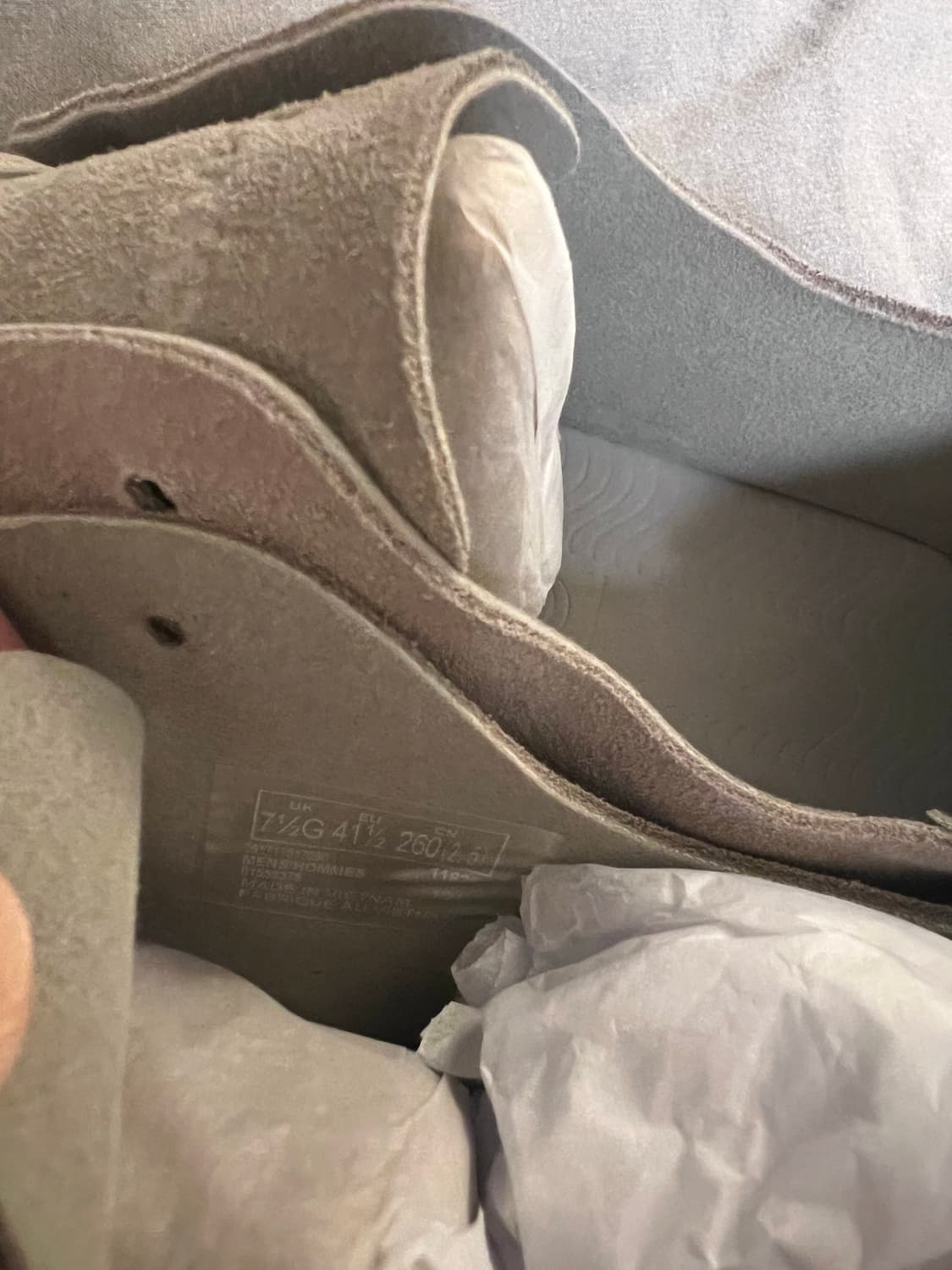 클락스 스니커즈 샌드그레이 260 새제품 상품이미지8