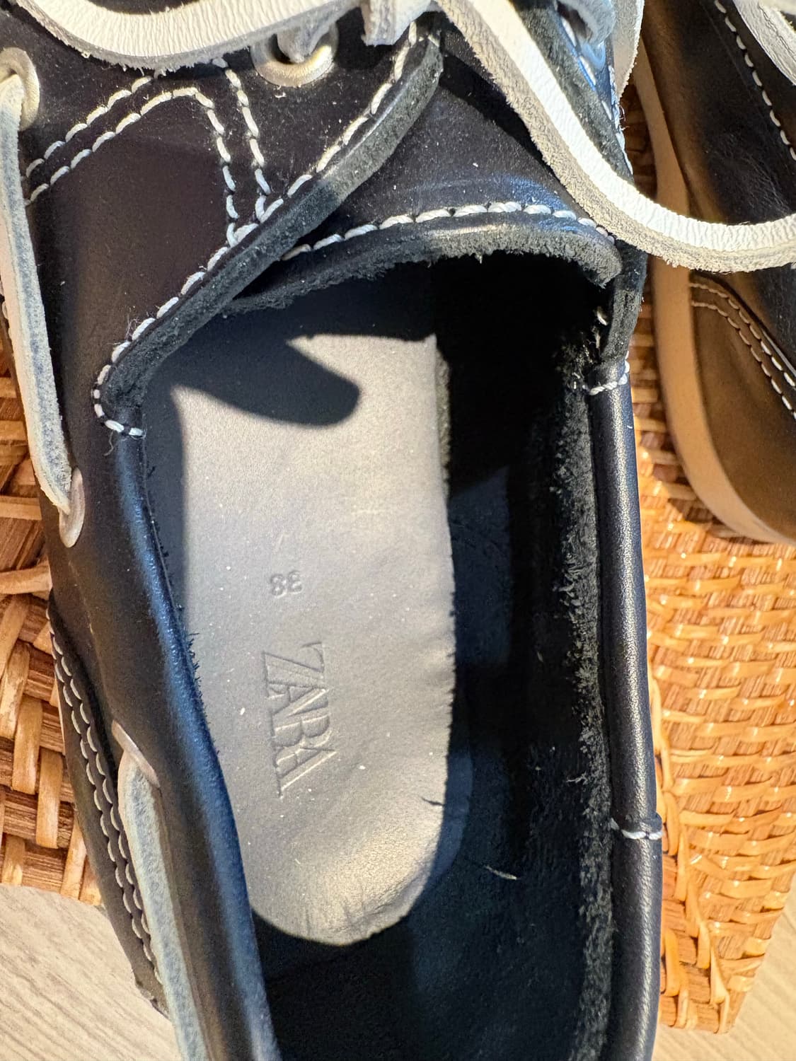 zara 보트슈즈 상품이미지4