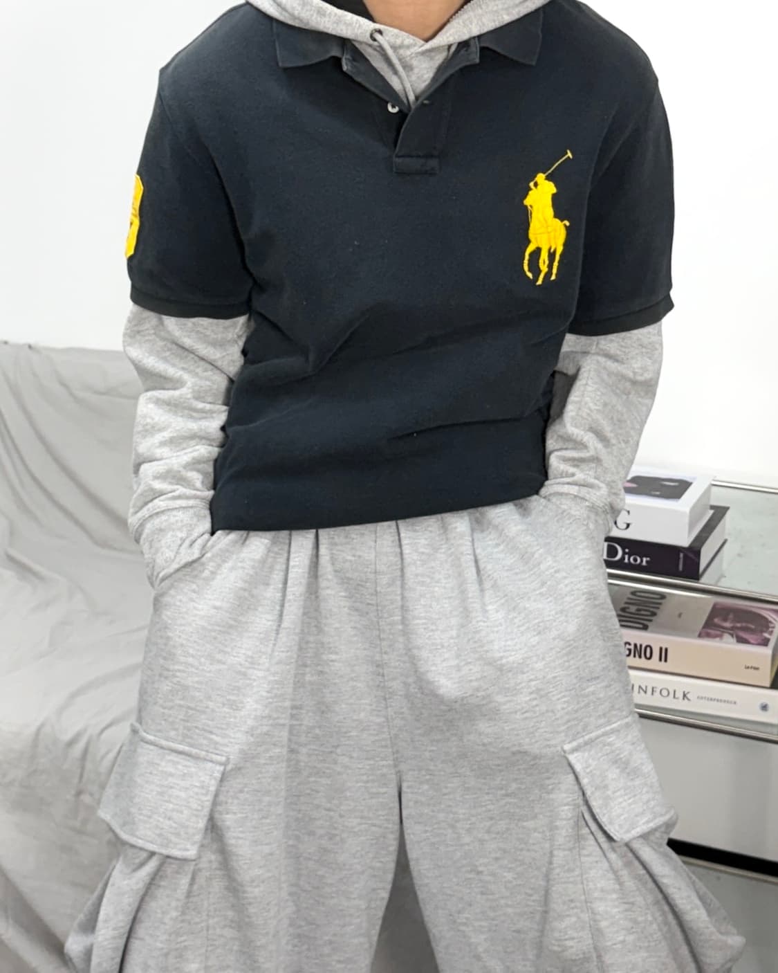 폴로 랄프로렌 딥 네이비 빅포니 pk XL 상품이미지1