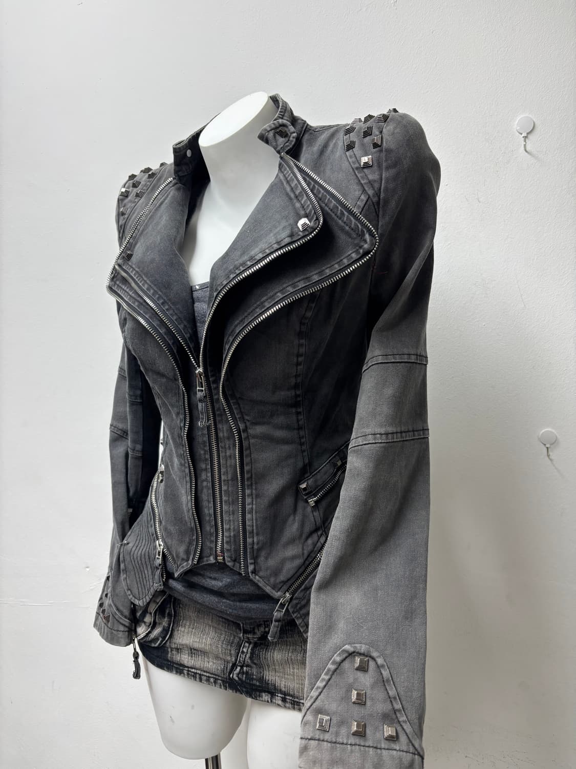 [SHALANG]00’s Rare Design Zip&Stud Detai 상품이미지7