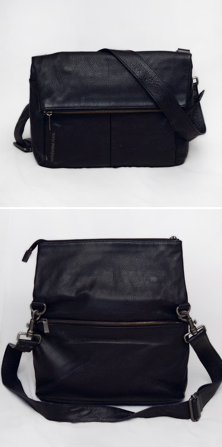 만다리나덕 이태리 프리덤 천연가죽 플랩 크로스백 상품이미지3