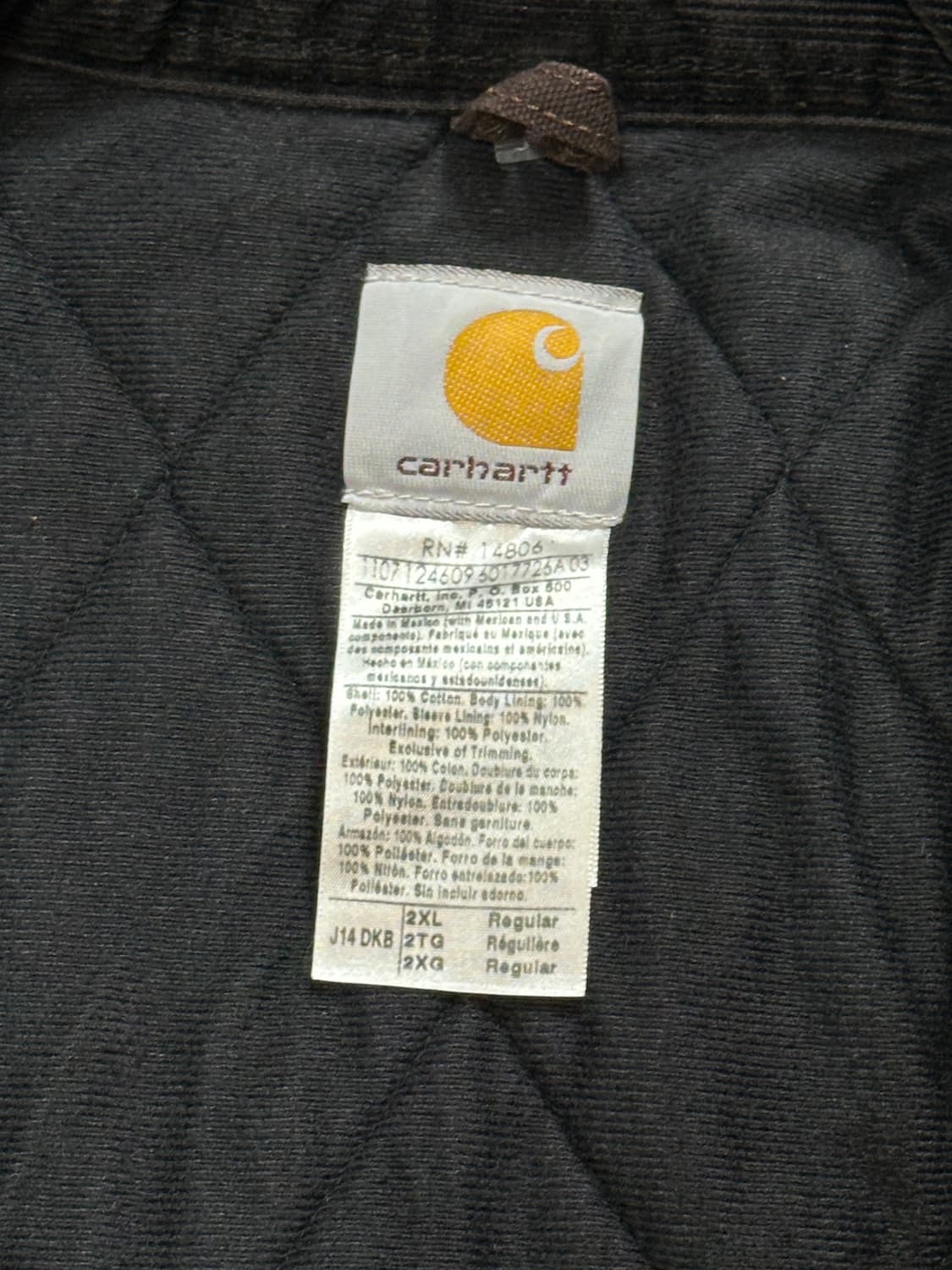 00's OG 칼하트 J14 산타페 자켓 칼하트 디트로이트 DKB 상품이미지9