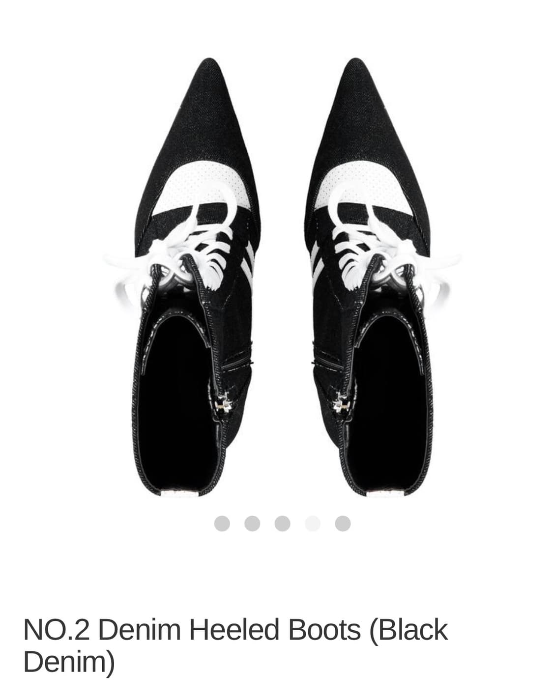 2000 아카이브스 데님 힐 부츠 상품이미지4