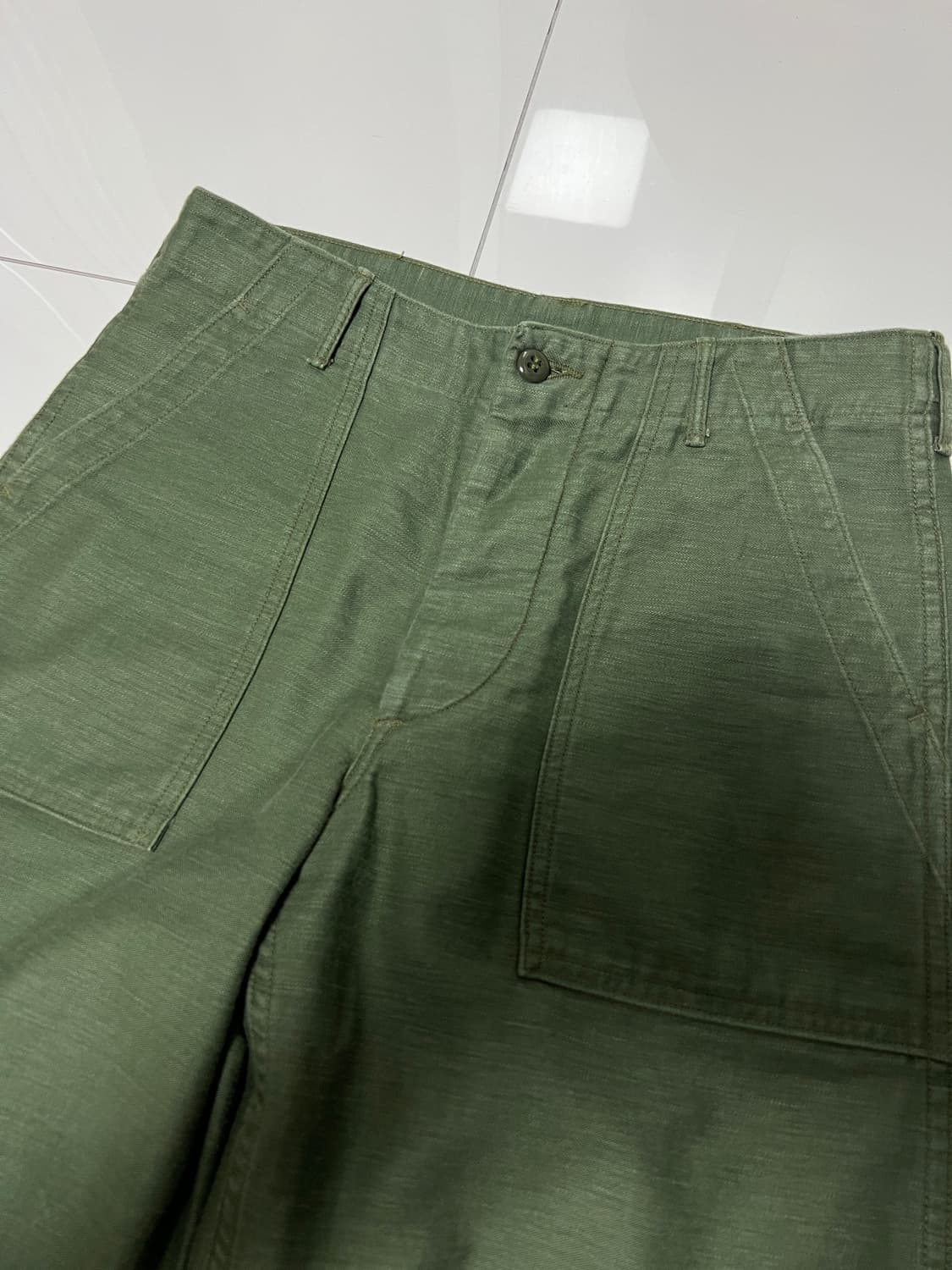 택포15) 오어슬로우 레귤러핏 퍼티그 팬츠 1사이즈 실측30 상품이미지2