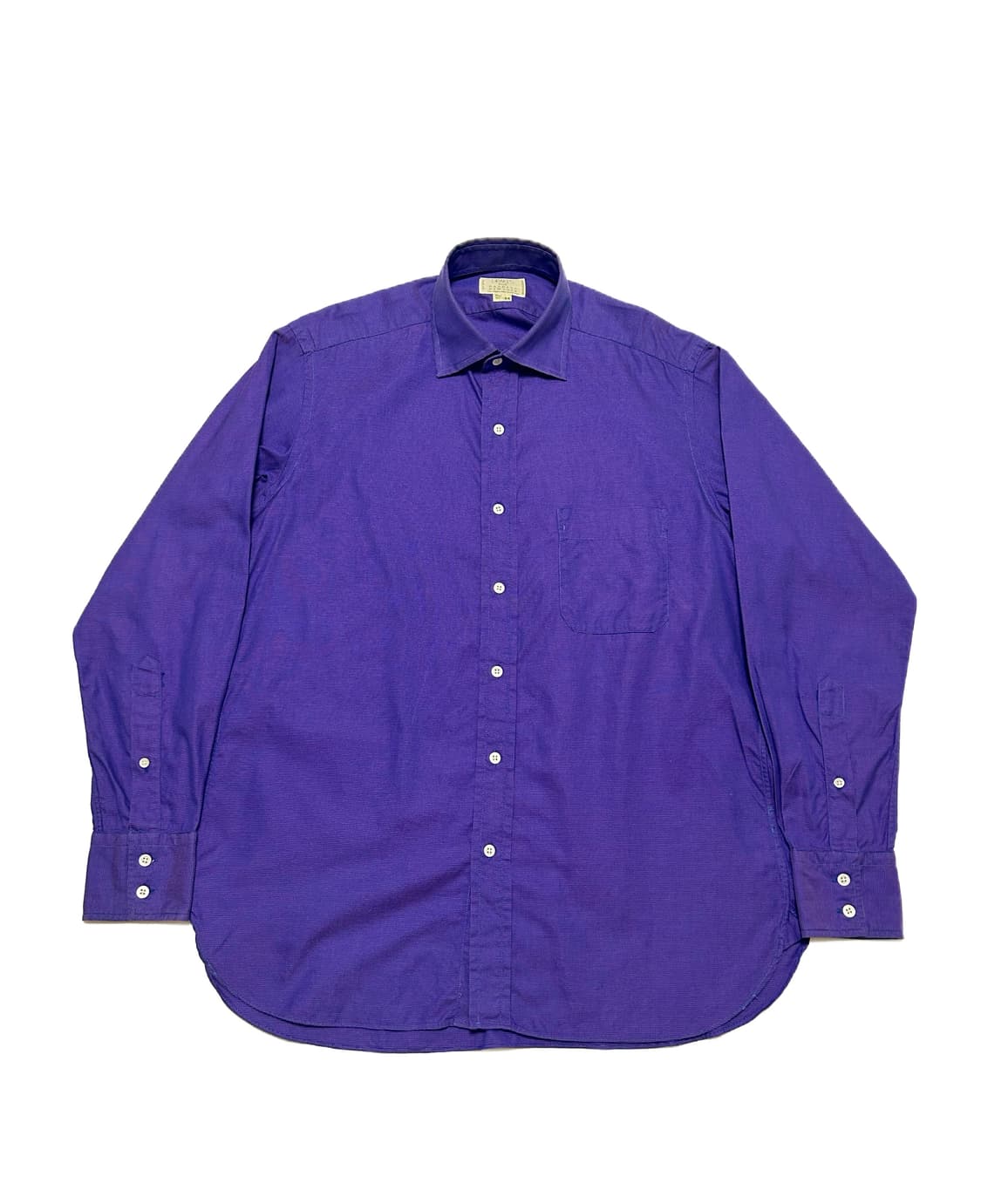 (34) 드레익스 영국산코튼 네이비×퍼플 핀 체크셔츠 상품이미지1