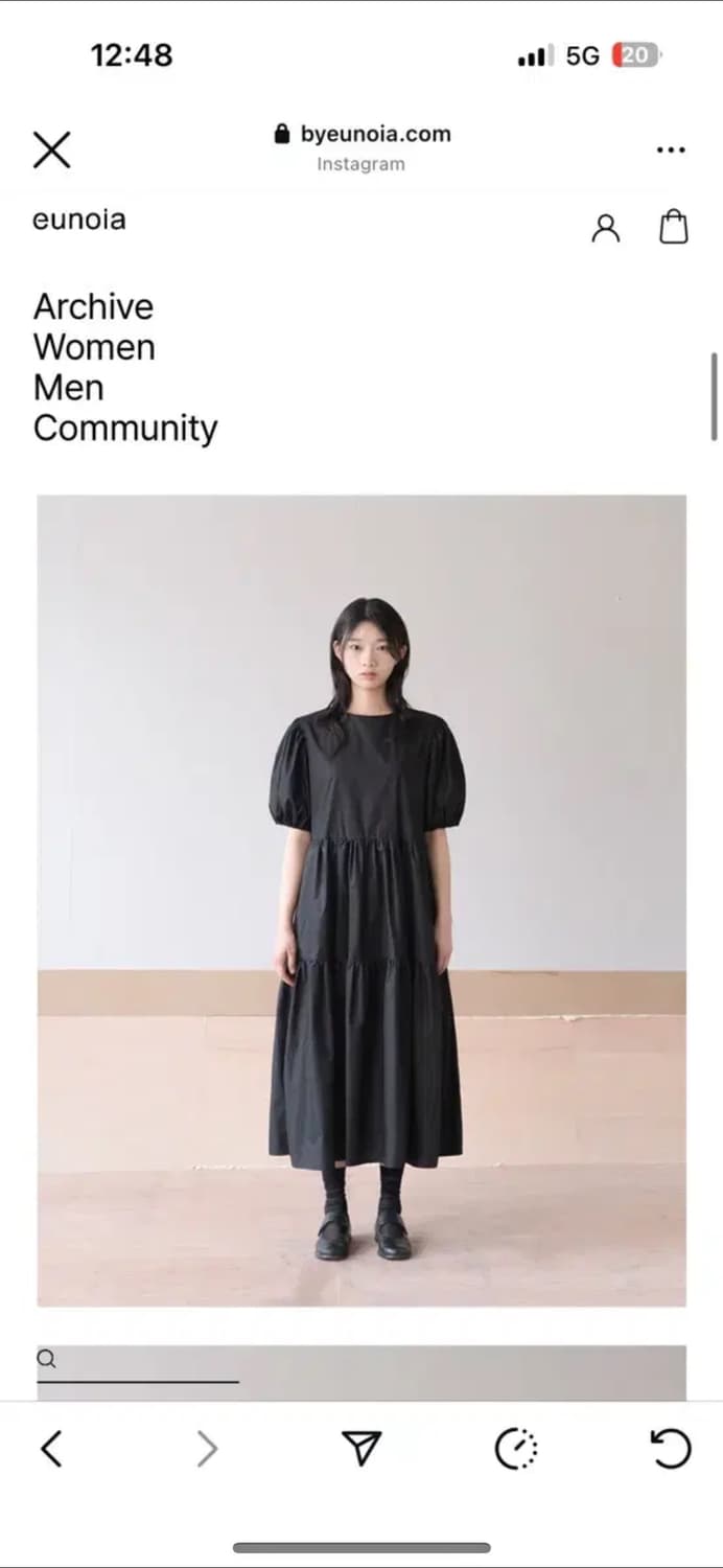 유노이아 Puff Dress 상품이미지1