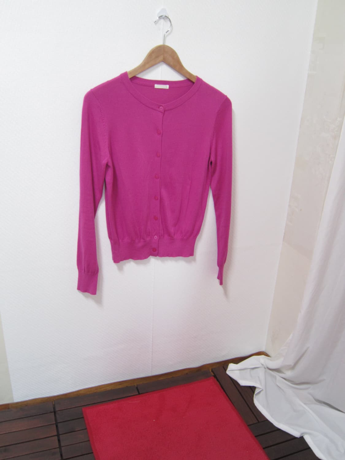 vintage magenta pink cardigan y2k 상품이미지6