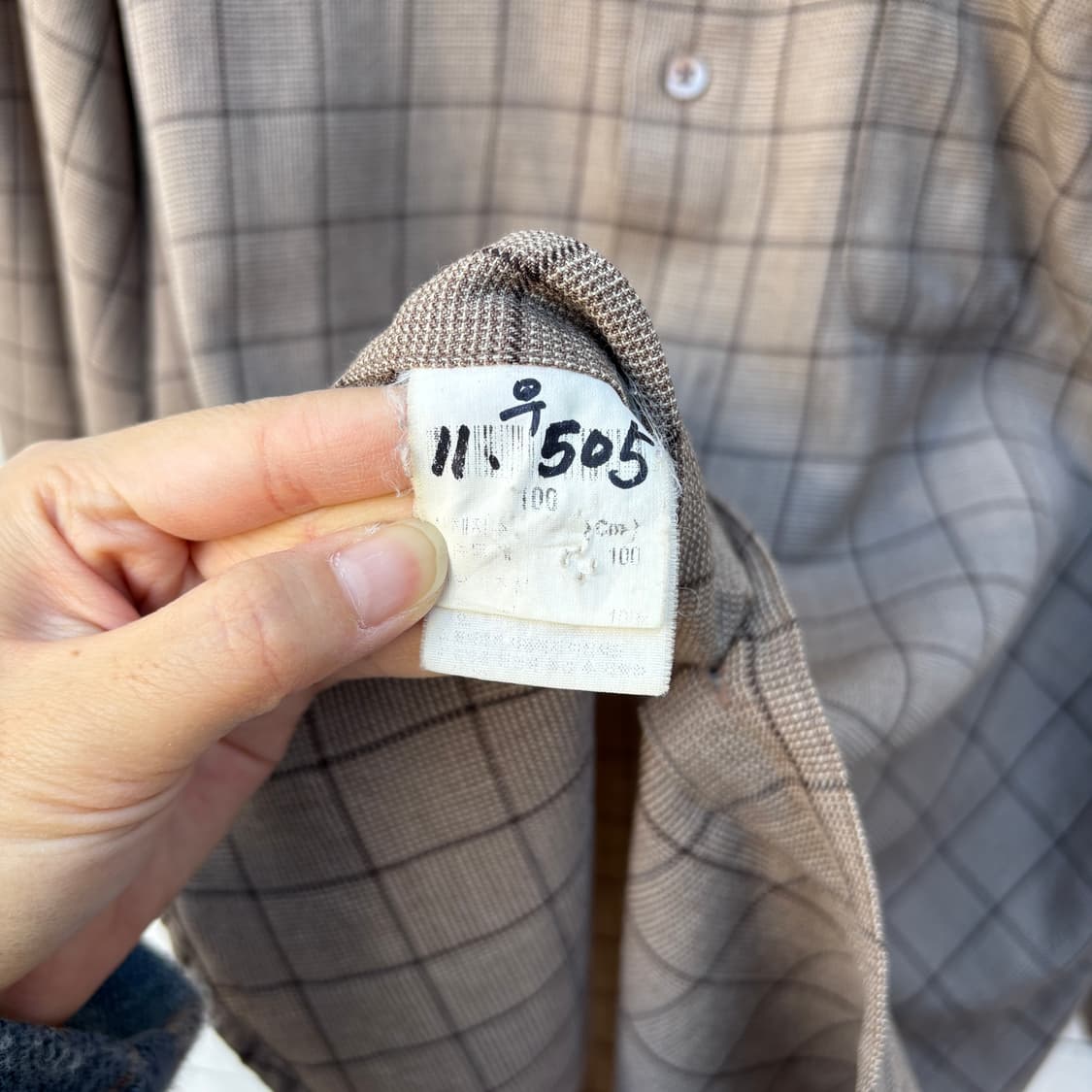 Yves Saint Laurent 입생로랑 체크 셔츠 상품이미지5