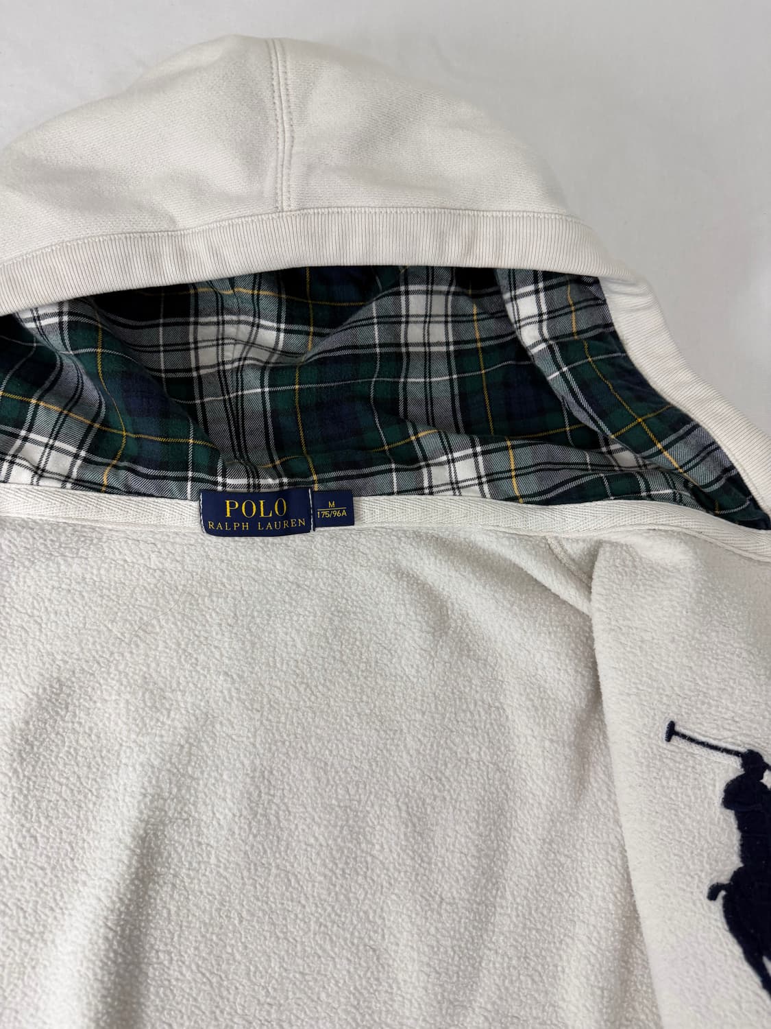 폴로 랄프로렌 빅포니 체크 후드집업 상품이미지6