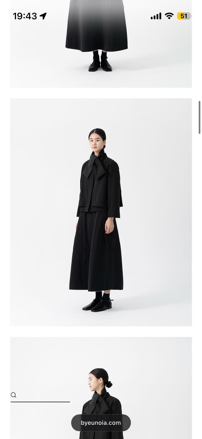 유노이아 패딩 셋업 상품이미지1